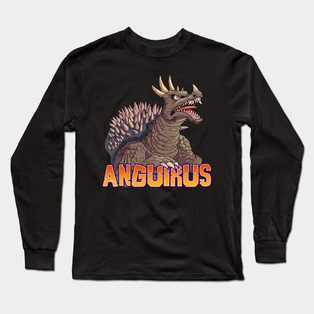 Anguirus Long Sleeve T-Shirt by Creepsandbabes